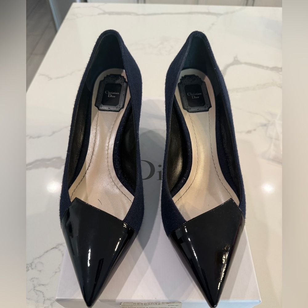 Dior Women's Heels in Black and Navy